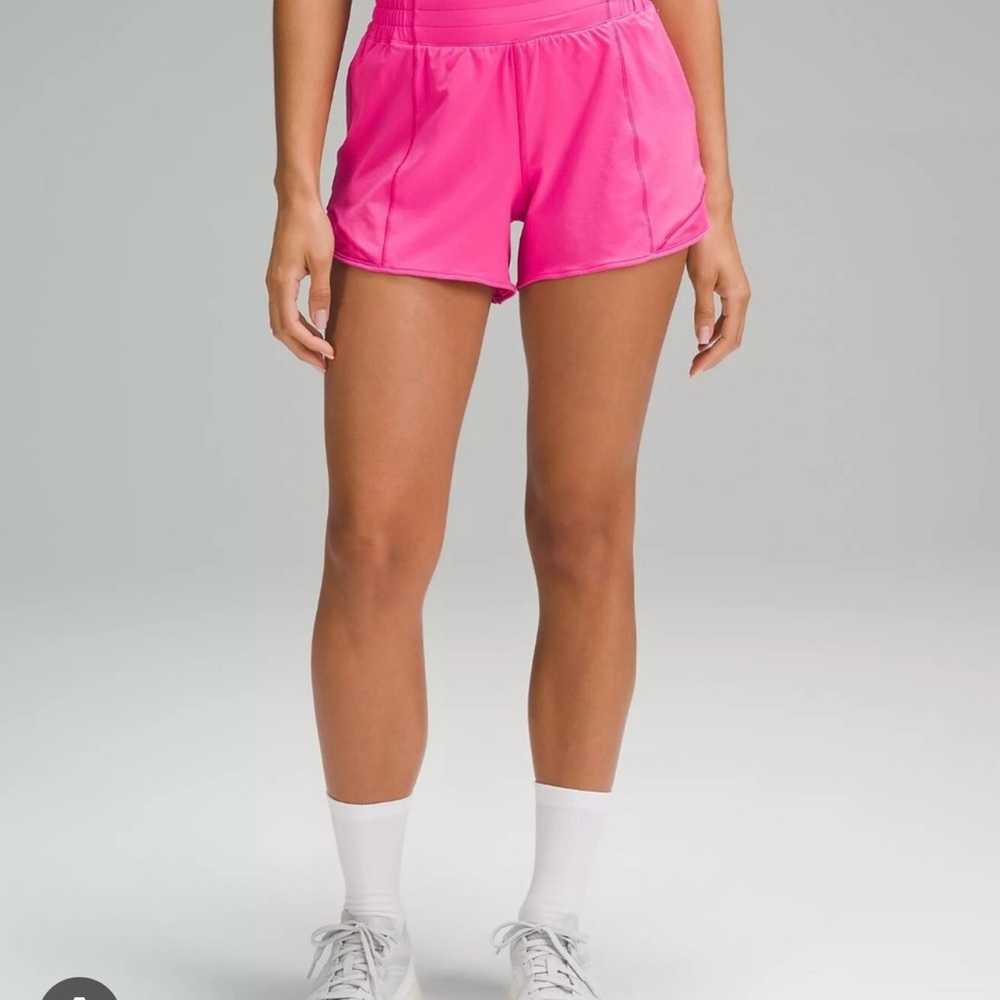 Lululemon Athletica Sonic Pink Athletic Shorts 6”